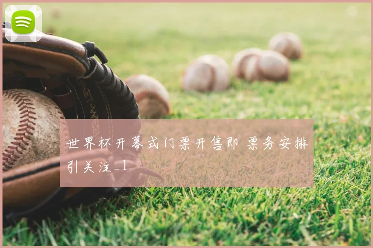 世界杯开幕式门票开售即 票务安排引关注_1